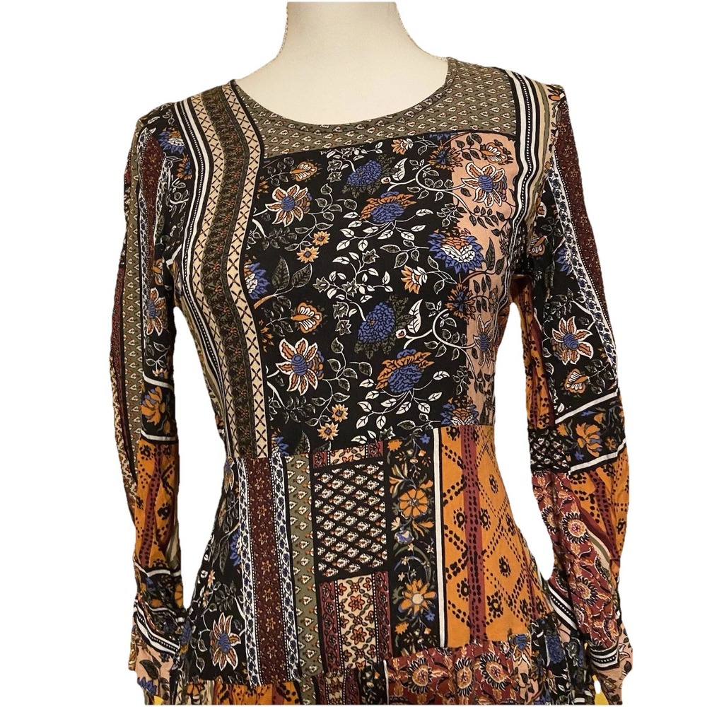 Jaase‎ Dress Women's Size XS Maxi Bohemian Whimsy Fairy Goblincore
